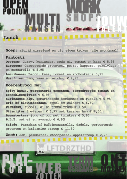 Lunch - Loft der Zotheid