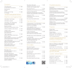 Download menukaart - Eetcaf&eacute; De Verlenging