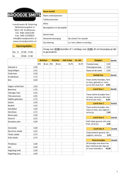 Download Catering bestellijst