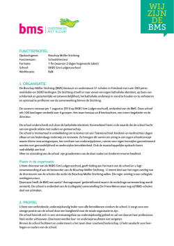 wij zijn de BMS - BMS - Onderwijs met kleur