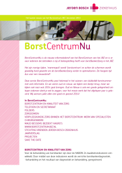 BorstCentrumNu - Jeroen Bosch Ziekenhuis