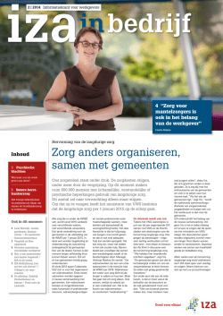 IZA in bedrijf september 2014
