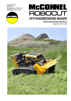 Robocut Operator Manual - Dutch