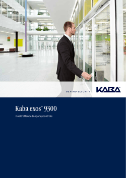 Kaba exos® 9300