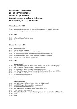 NIOIC/NGRC SYMPOSIUM 28 – 29 NOVEMBER 2014 Willem