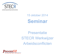 Presentatie Arbeidsconflicten 6