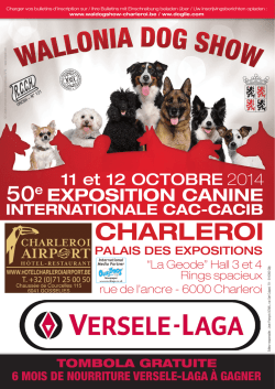 Inscrivez-vous - Logo Royal Club Canin du Hainaut