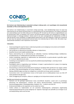 Het Centrum voor Ondersteuning na economisch