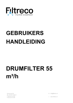 DRUMFILTER 55 m³/h