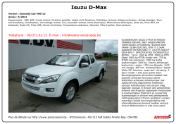 Isuzu D-Max - Autoccasion.be
