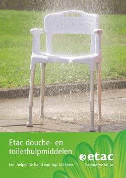Brochure Etac Douche- en Toilethulpmiddelen