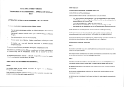 REGLEMENT F RBVB POUR