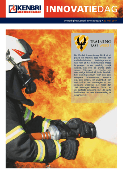 INNOVATIEDAG - Kenbri Fire Fighting BV