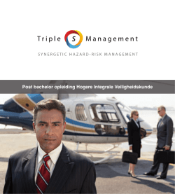 Hogere Integrale Veiligheidskunde - Triple-S