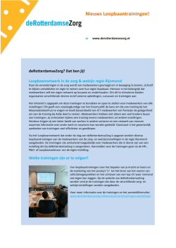 Loopbaannetwerk - De Rotterdamse Zorg