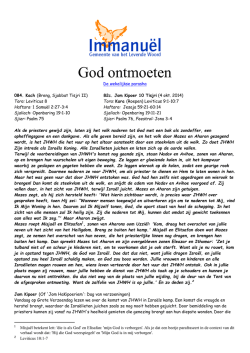 God ontmoeten - Immanu&euml;l Gemeente