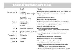 Identiteitskaart koe
