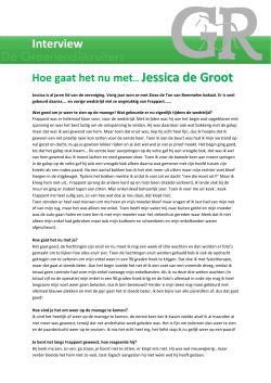 Interview Hoe gaat het nu met… Jessica de Groot