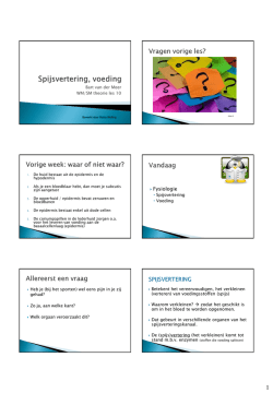 Huid en spijsvertering