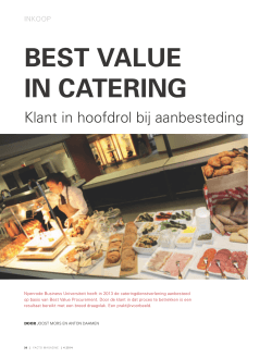 BEST VALUE IN CATERING