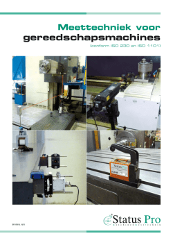 Meettechniek voor gereedschapsmachines