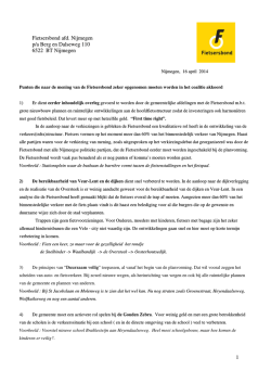 Fietsersbond afd. Nijmegen p/a Berg en Dalseweg 110 6522 BT