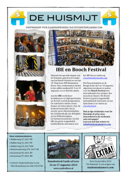 Editie 6, jaargang 2, augustus 2014