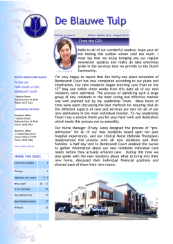 De Blauwe Tulp - Dutch Aged Care – NAASA