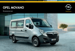 Brochure Movano Combi / Bus