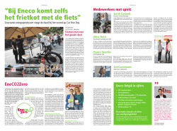 Duurzame energieproducent voegt de daad bij het woord