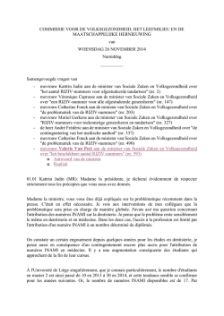 COMMISSIE VOOR DE VOLKSGEZONDHEID