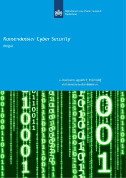 Kansendossier Cyber Security België