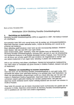 Download hier het beleidsplan van de stichting.
