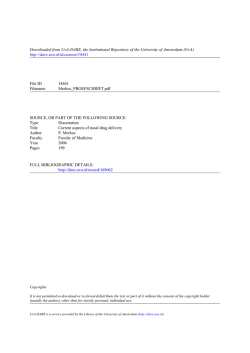 Downloaded from UvA-DARE, the Institutional Repository of the