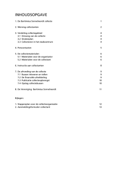 Download handleiding collecte