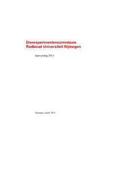 Radboud Universiteit Nijmegen - Stichting Informatie Dierproeven