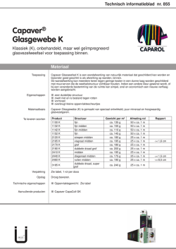 Capaver® Glasgewebe K