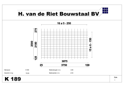 H. van de Riet Bouwstaal BV K 189