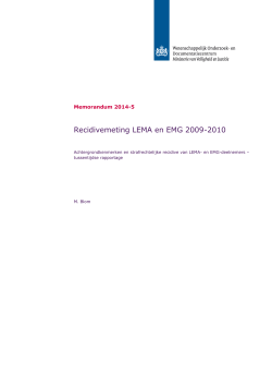 Memorandum 2014-5 Volledige tekst