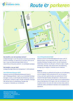 Routebeschrijving - Waterschap Brabantse Delta