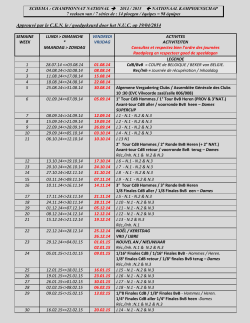 schema kalender 2014-2015