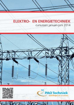 ELEKTRO- EN ENERGIETECHNIEK