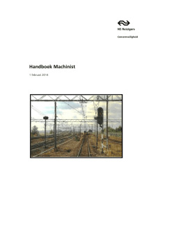 Handboek Machinist