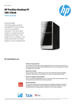 HP Pavilion Desktop PC 500-336nb