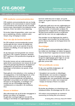 Oplossingen voor mensen met een communicatieve - cfe