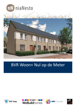 Flyer BVR Groep / WeBuildHomes