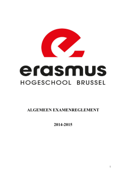 ER-Art6 §1 - Erasmushogeschool Brussel