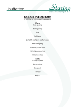 Internationale Buffetten