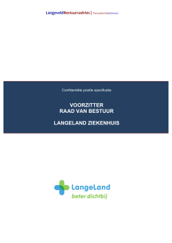 Page 1 LangeveldBestuursadvies | TheLeadershipAdvisory