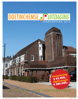 DU jaarverslag 2013 - De Winterswijkse Uitdaging